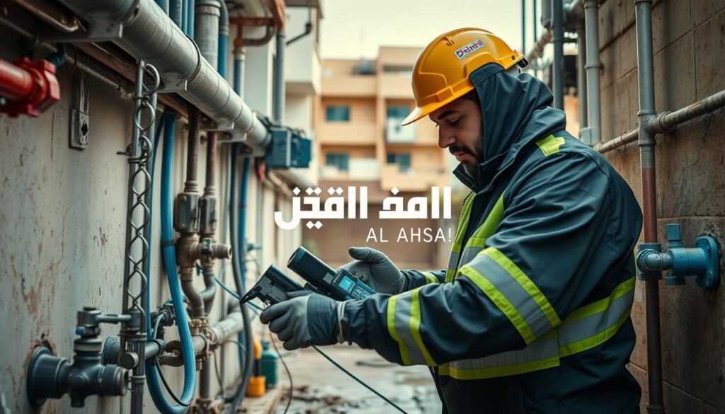 كشف تسرب المياه فى الاحساء