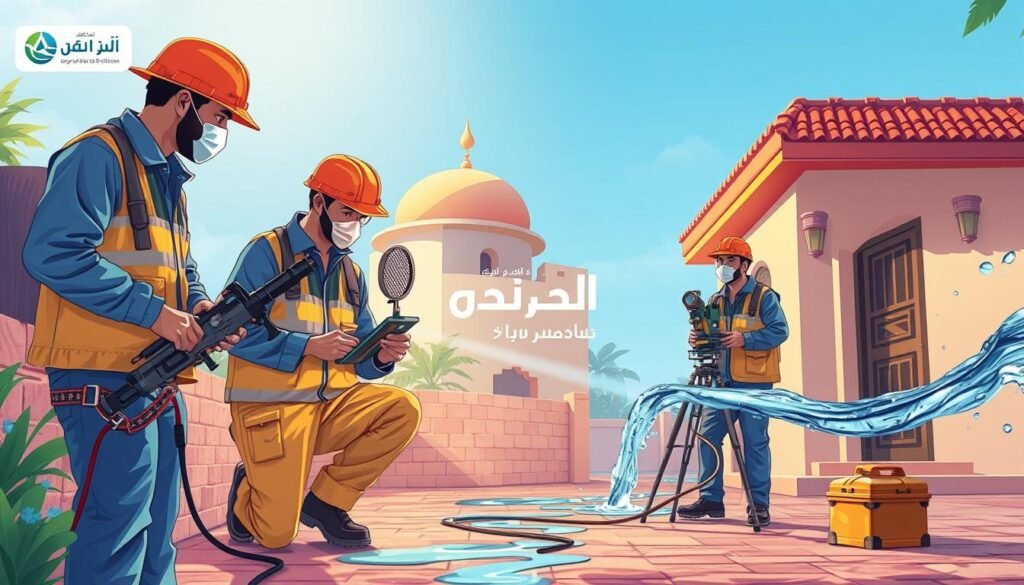 كشف تسرب المياه فى الاحساء